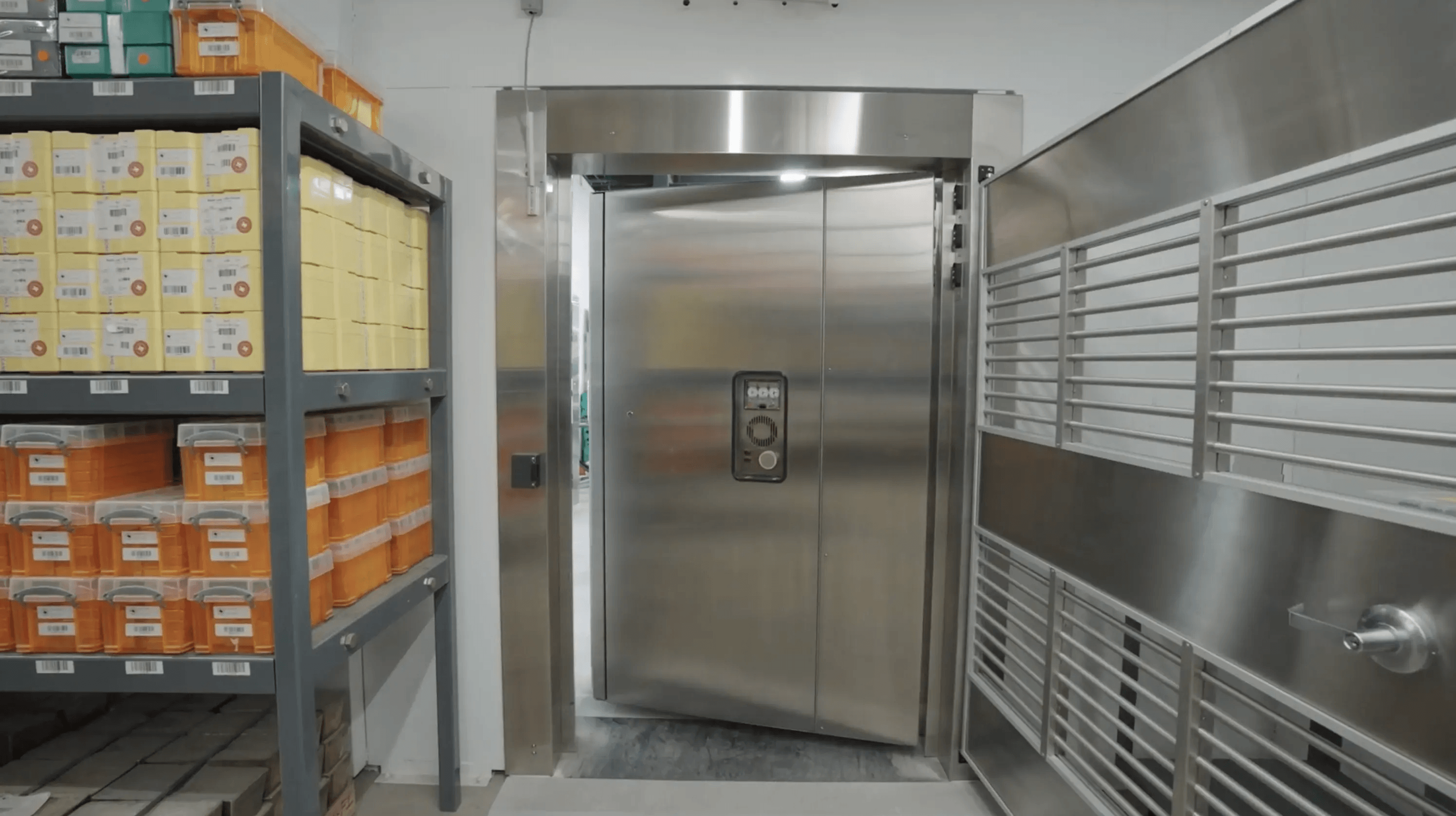 Secured precious metals storage vault