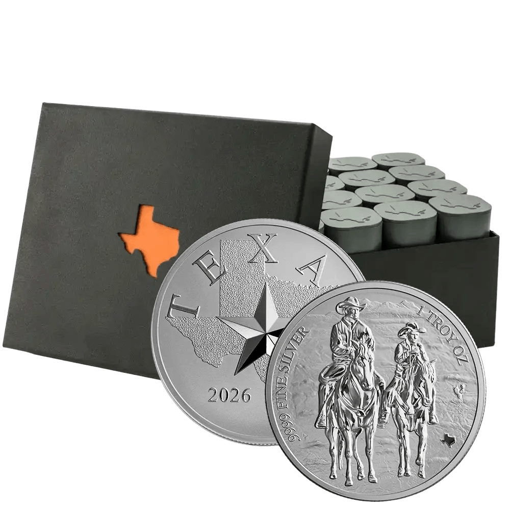 2026 Texas Silver Round Reverse Proof Monster Box